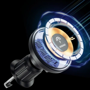 Kup Dudao Suport auto magnetic F12MAX cu încărcător inductiv pentru grila de ventilație MagSafe 15W negru - DDA285 - {ean13} - Sklep Home Screen