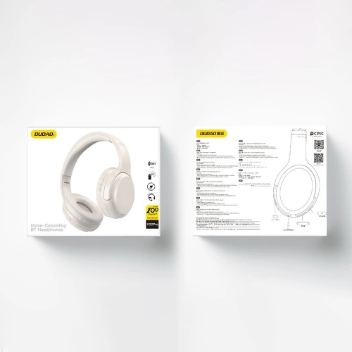 Kup Bezdrátová sluchátka přes uši Dudao X22 Pro ANC 250mAh Bluetooth 5.3 bílá - DDA286 - {ean13} - Sklep Home Screen