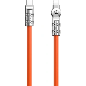 Kup Dudao Cablu unghiular L24CL USB-C / Lightning 30W, 1m portocaliu - DDA287 - {ean13} - Sklep Home Screen