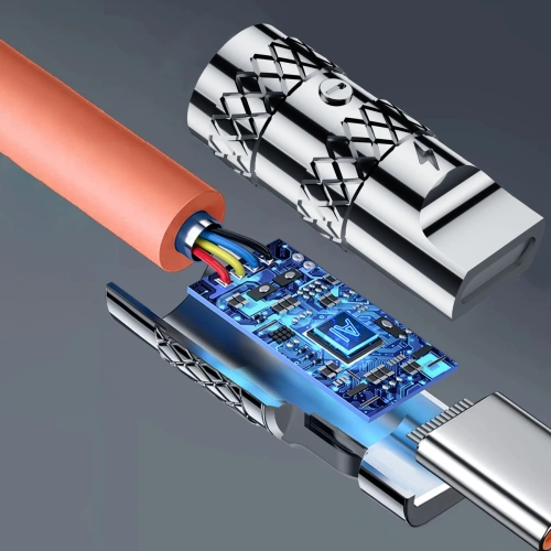 Kup Kabel kątowy Dudao L24CL USB-C / Lightning 30W, 1m pomarańczowy - DDA287 - {ean13} - Sklep Home Screen