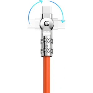 Kup Dudao Cablu unghiular L24CL USB-C / Lightning 30W, 1m portocaliu - DDA287 - {ean13} - Sklep Home Screen