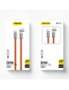 Kup Sarokkábel Dudao L24CL USB-C / Lightning 30W, 1m narancssárga - DDA287 - {ean13} - Sklep Home Screen