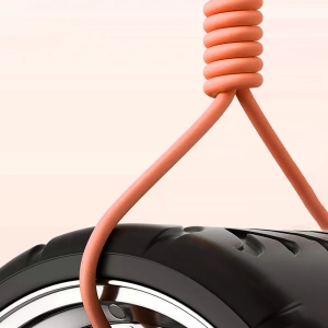 Kabel úhlový Dudao L24AL USB-A / Lightning 30W, 1 m oranžový