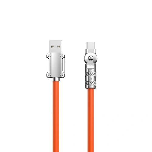 Kup Kabel kątowy Dudao L24AC USB-A / USB-C 120W, 1m pomarańczowy - DDA290 - {ean13} - Sklep Home Screen