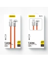 Kup Kabel kątowy Dudao L24AC USB-A / USB-C 120W, 1m pomarańczowy - DDA290 - {ean13} - Sklep Home Screen