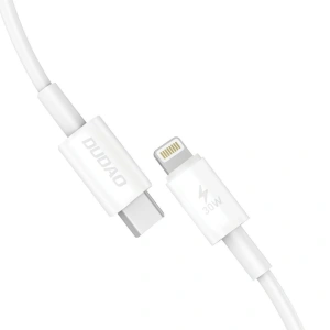 Kup Dudao Cablu L6W USB-C / Lightning 30W, PD, 1m alb - DDA291 - {ean13} - Sklep Home Screen