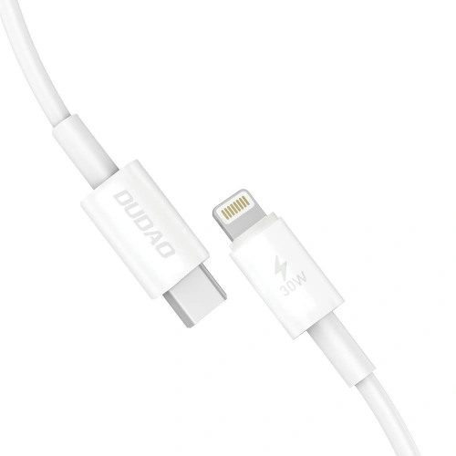 Kup Kabel Dudao L6W USB-C / Lightning 30W, PD, 1m weiß - DDA291 - {ean13} - Sklep Home Screen