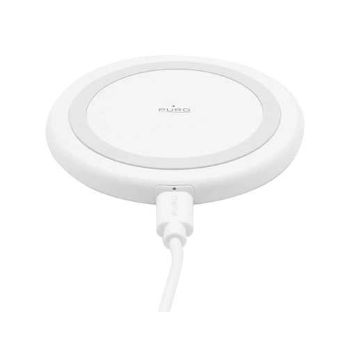 Kup Stație de încărcare fără fir PURO QI 10W Încărcător inductiv (alb) - PUR725 - {ean13} - Sklep Home Screen