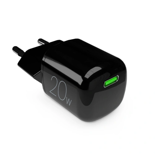 Kup PURO MiniPro Încărcător de perete GaN USB-C 20W PD (negru) - PUR727 - {ean13} - Sklep Home Screen