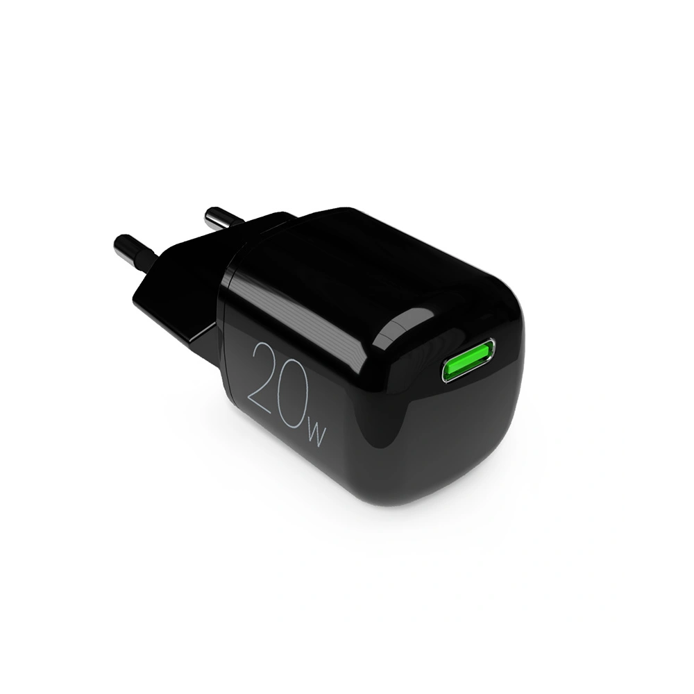 Ładowarka sieciowa PURO MiniPro Wall Charger GaN USB-C 20W PD (czarny)