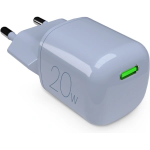 Kup Ładowarka sieciowa PURO MiniPro Wall Charger GaN USB-C 20W PD (niebieski) - PUR728 - {ean13} - Sklep Home Screen