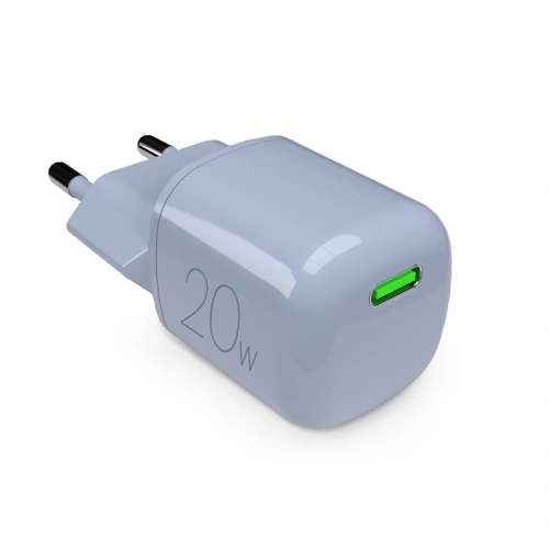 Kup PURO MiniPro Wandladegerät GaN USB-C 20W PD (blau) - PUR728 - {ean13} - Sklep Home Screen