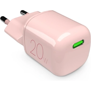 Kup Ładowarka sieciowa PURO MiniPro Wall Charger GaN USB-C 20W PD (różowy) - PUR729 - {ean13} - Sklep Home Screen