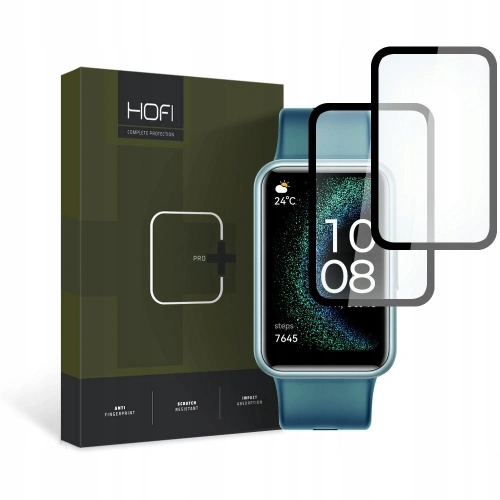 Buy Hofi Hybrid Pro+ Huawei Watch Fit SE Black [2 PACK] - HOFI402 - {ean13} - Home Screen Store Europe