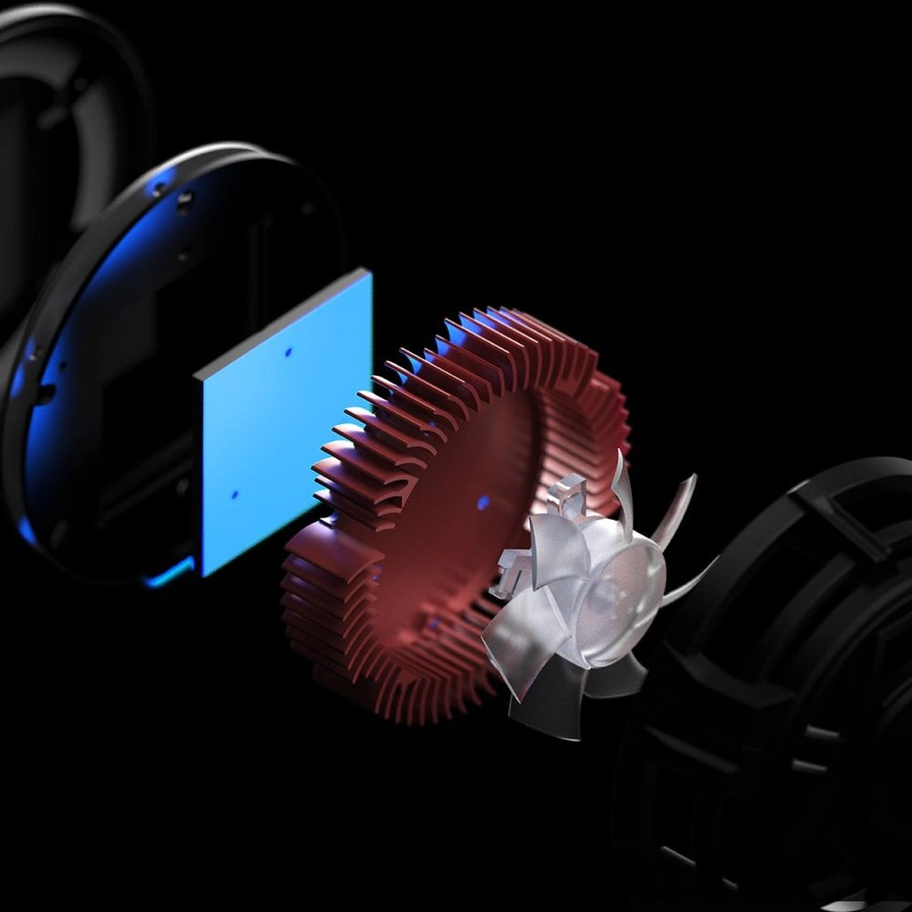 Uchwyt samochodowy do kratki nawiewu Ringke Peltier Magnetic z ładowarką Black