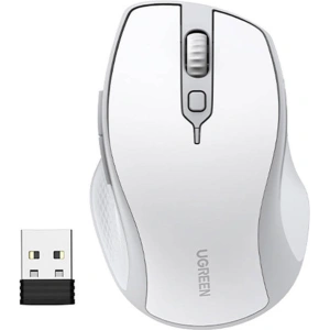 Buy Wireless mouse UGREEN MU101 2.4G/BT (white) - UGR1680 - {ean13} - Home Screen Store Europe