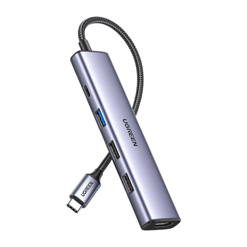Kup UGREEN CM478 Adapter Hub USB-C zu HDMI, USB-A 3.0, 2x USB-A 2.0, PD - UGR1685 - {ean13} - Sklep Home Screen