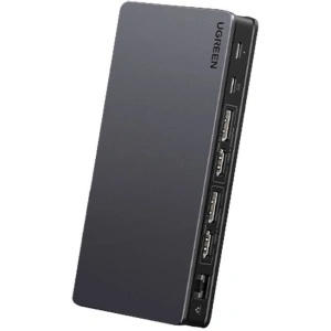 Kup UGREEN CM615 USB-C Hub-Adapter mit 2x USB-A, USB-C 3.1, 2x HDMI, 2x DP, SD/TF, RJ45 - UGR1686 - {ean13} - Sklep Home Screen