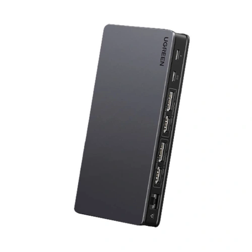 Kup UGREEN CM615 USB-C Hub-Adapter mit 2x USB-A, USB-C 3.1, 2x HDMI, 2x DP, SD/TF, RJ45 - UGR1686 - {ean13} - Sklep Home Screen