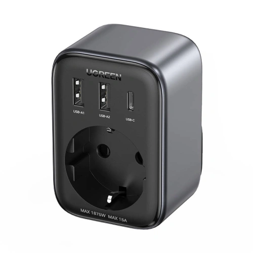 Kup Adapter UGREEN CD314 przejściówka z EU na US + 2xUSB-A, 1xUSB-C - UGR1687 - {ean13} - Sklep Home Screen