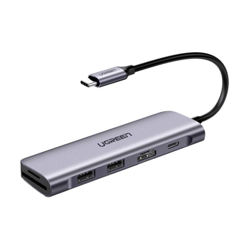 Kup Adapter UGREEN CM195 hub USB-C do HDMI, 2xUSB-A 3.0, SD/TF, PD - UGR1688 - {ean13} - Sklep Home Screen