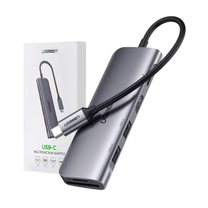 Kup UGREEN CM195 Adapter Hub USB-C zu HDMI, 2xUSB-A 3.0, SD/TF, PD - UGR1688 - {ean13} - Sklep Home Screen