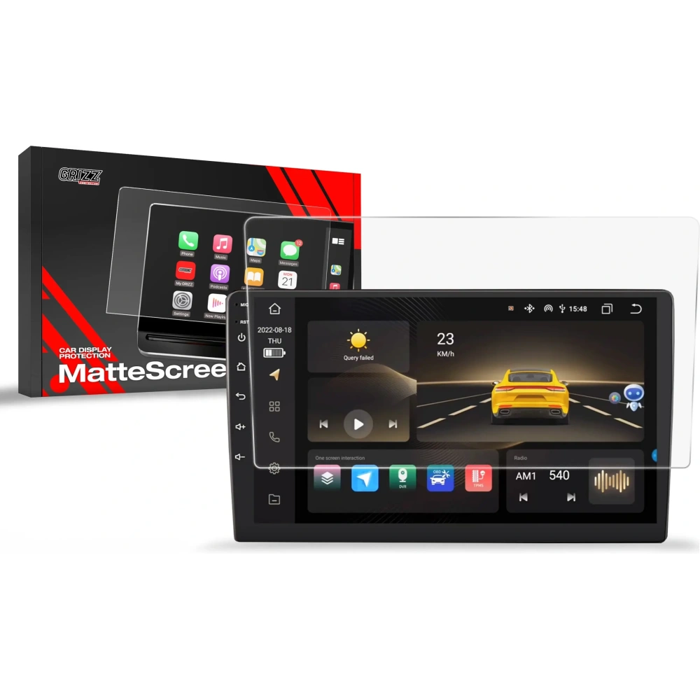 Folia matowa GrizzGlass CarDisplay Protection do Radio Android 9"