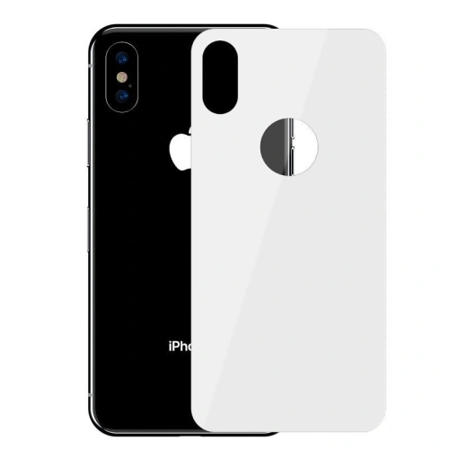 Kup Tvrdé sklo Baseus 0.3mm na zadní stranu obalu iPhone X / XS - bílé - BSU214WHT - {ean13} - Sklep Home Screen