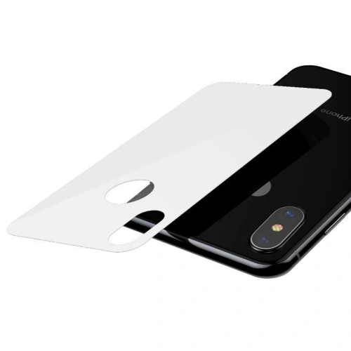 Kup Tvrdé sklo Baseus 0.3mm na zadní stranu obalu iPhone X / XS - bílé - BSU214WHT - {ean13} - Sklep Home Screen