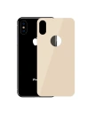 Edzett üveg Baseus 0.3mm az iPhone X / XS hátlapjára - arany