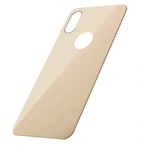 Buy Baseus 0.3mm Back Glass iPhone XS/X Gold - BSU215GLD - {ean13} - Home Screen Store Europe