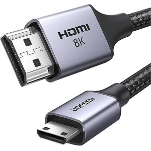 Buy Cable mini HDMI - HDMI 8K UGREEN HD163 1m (black) - UGR1690 - {ean13} - Home Screen Store Europe