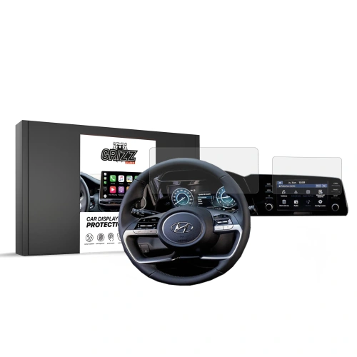 Buy Matte GrizzGlass CarDisplay Protection Hyundai Elanta CN 8 cali (zestaw) - GRZ6505 - {ean13} - Home Screen Store Europe