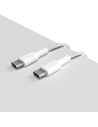 Kup Kábel PURO Fabric Ultra Strong nehéz igénybevételű USB-C/USB-C 1,2m (fehér) - PUR730 - {ean13} - Sklep Home Screen