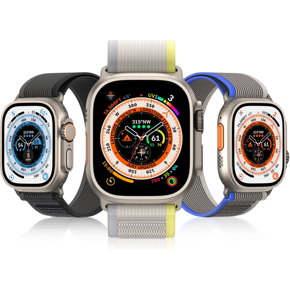 Pasek Dux Ducis Strap YJ Apple Watch 4/5/6/7/SE/8/9/Ultra 44/45/49mm żółto-beżowy