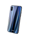 Kup Etui Baseus Luster Case iPhone X / XS - fekete - kék - BSU218BLKBLU - {ean13} - Sklep Home Screen