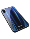 Kup Etui Baseus Luster Case iPhone X / XS - fekete - kék - BSU218BLKBLU - {ean13} - Sklep Home Screen