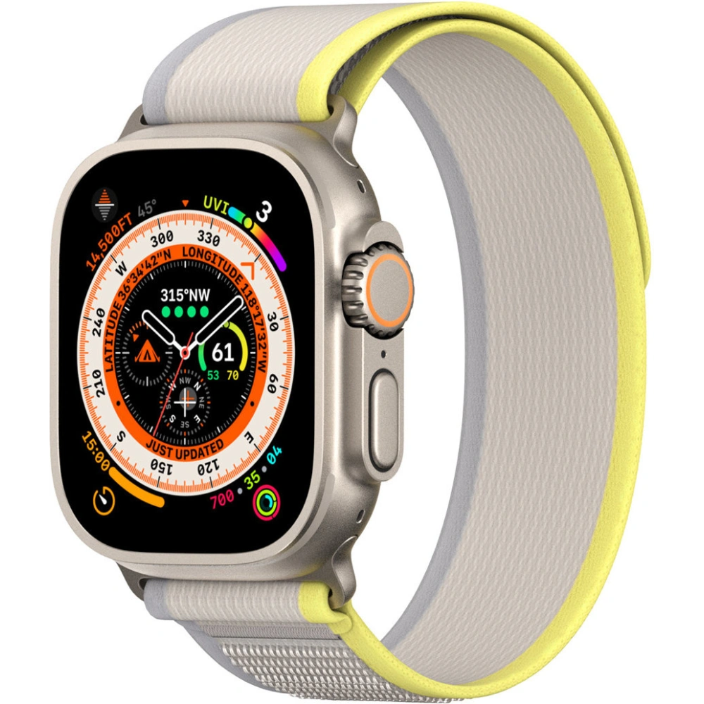 Pasek Dux Ducis Strap YJ Apple Watch 4/5/6/7/SE/8/9/10 40/41/42mm żółto-beżowy