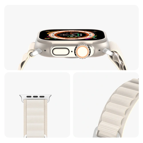 Kup Dux Ducis Szíj GS Apple Watch 4/5/6/7/SE/8/9/Ultra 44/45/49mm fehér - DDS1813 - {ean13} - Sklep Home Screen