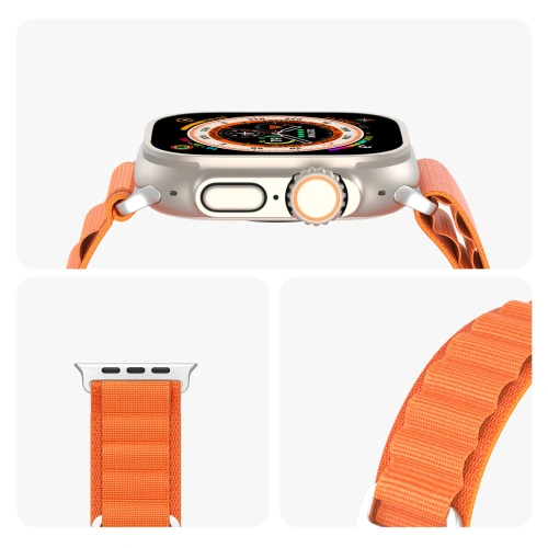 Kup Pasek Dux Ducis Strap GS Apple Watch 4/5/6/7/SE/8/9/Ultra 44/45/49mm pomarańczowy - DDS1814 - {ean13} - Sklep Home Screen
