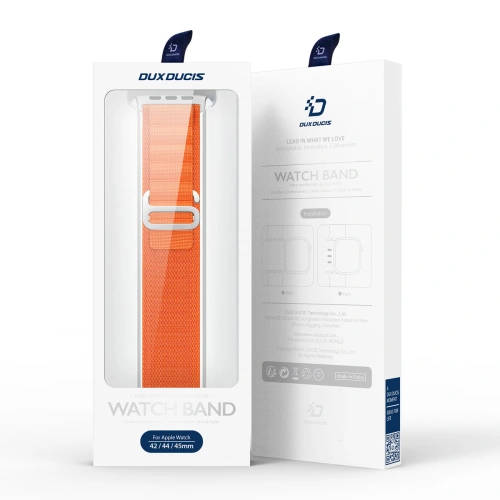 Kup Pasek Dux Ducis Strap GS Apple Watch 4/5/6/7/SE/8/9/Ultra 44/45/49mm oranžový - DDS1814 - {ean13} - Sklep Home Screen