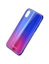 Etui Baseus Luster Case iPhone X / XS - kék - piros