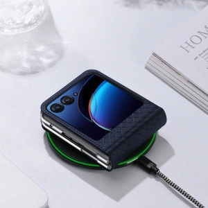 Etui Dux Ducis Bril Motorola Razr 40 Ultra niebieskie