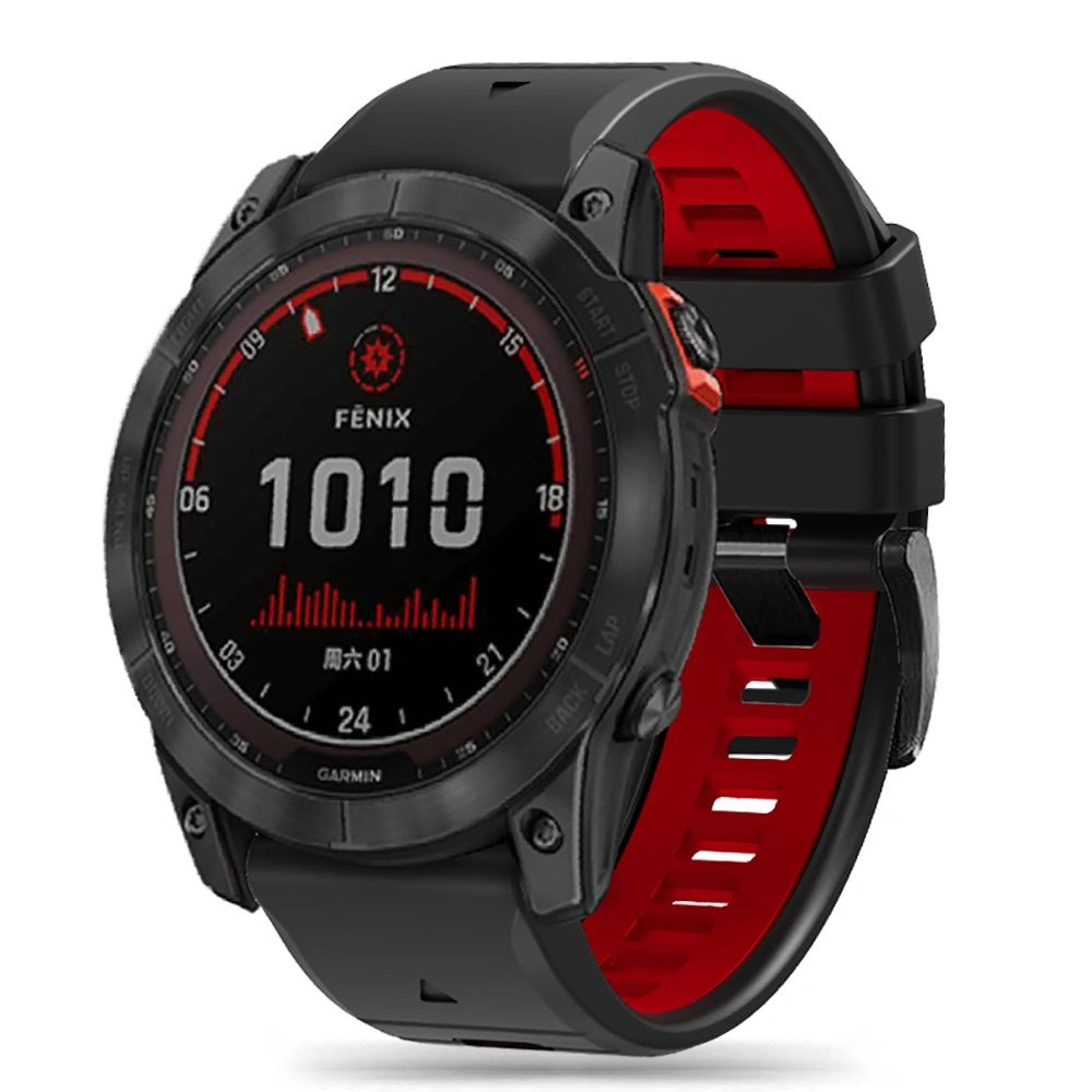 Pasek Tech-Protect Iconband Pro Garmin Fenix 3/5x/3hr/5x Plus/6x/6x Pro/7x black/red
