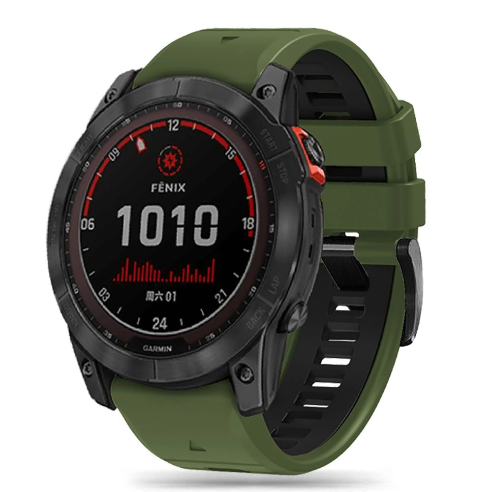 Pasek Tech-Protect Iconband Pro Garmin Fenix 3/5x/3hr/5x Plus/6x/6x Pro/7x army green/black