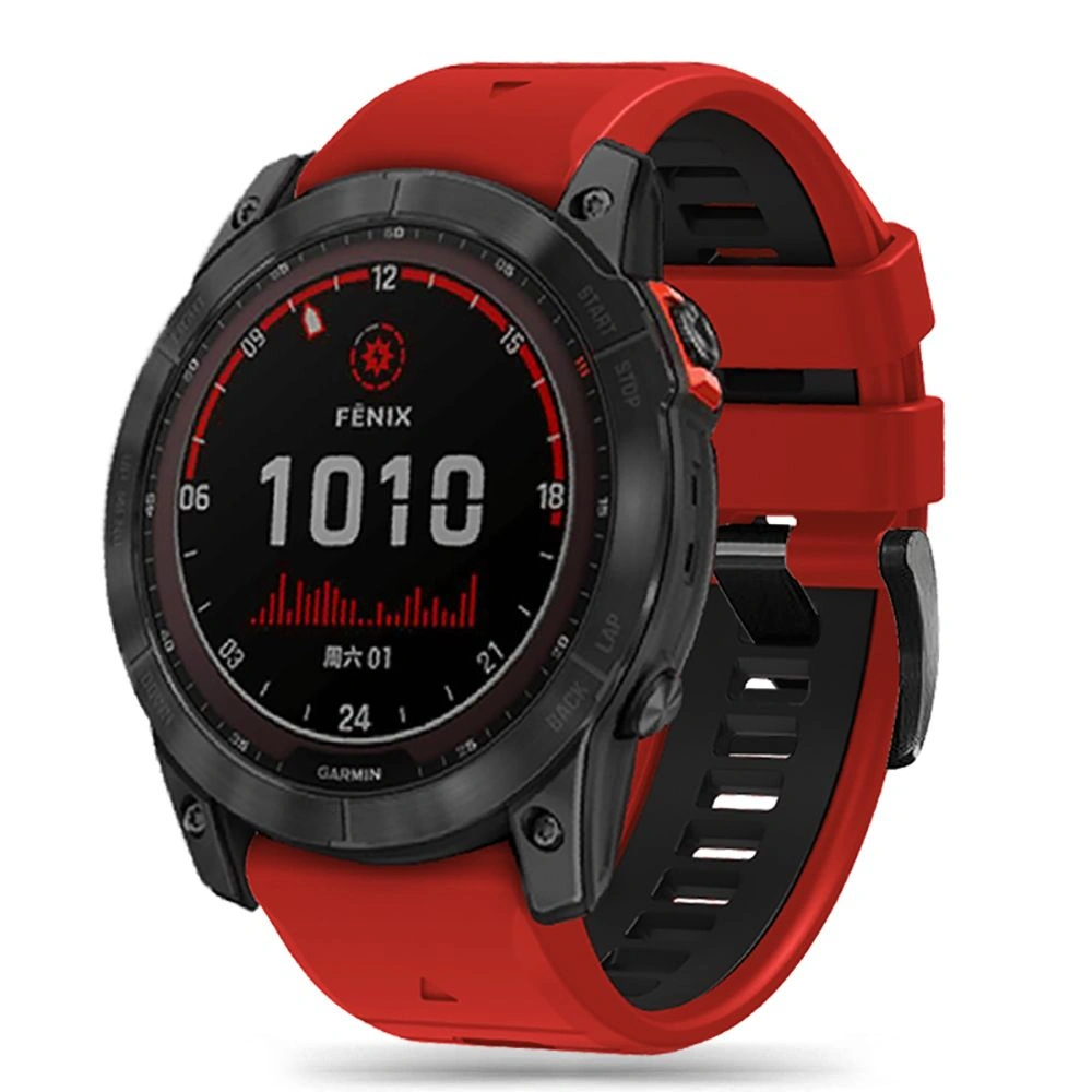 Pasek Tech-Protect Iconband Pro Garmin Fenix 3/5x/3hr/5x Plus/6x/6x Pro/7x red/black
