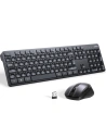 Zestaw bezprzewodowy 2w1 UGREEN MK006 mysz + klawiatura 2.4GHz plug&play czarny