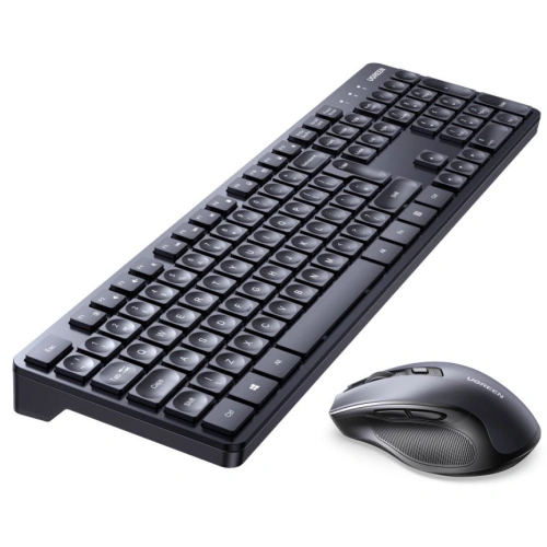 Buy Wireless 2-in-1 set UGREEN MK006 mouse + keyboard 2.4GHz plug&play black - UGR1694 - {ean13} - Home Screen Store Europe