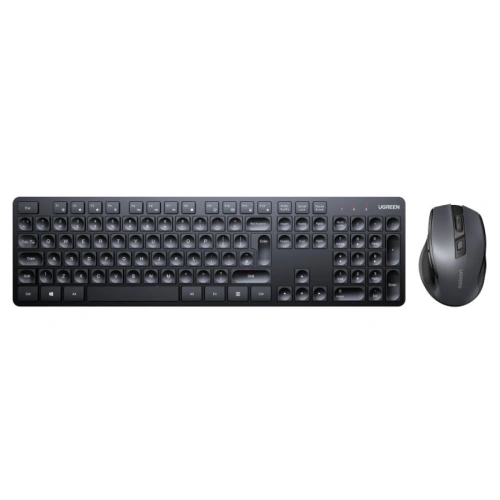 Kup Set wireless 2-in-1 UGREEN MK006 mouse + tastatură 2.4GHz plug&play negru - UGR1694 - {ean13} - Sklep Home Screen