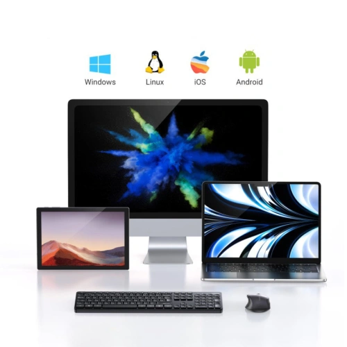 Buy Wireless 2-in-1 set UGREEN MK006 mouse + keyboard 2.4GHz plug&play black - UGR1694 - {ean13} - Home Screen Store Europe